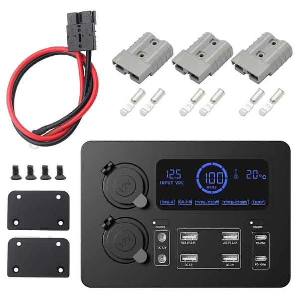 Bærbare bobiler Camp billader strømbokser 12V DC12v strømboks USB-uttak inngang multipluggforlenger installert i bobiler With Accessories