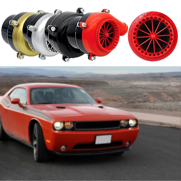 [LCS]Biludstødning Turbo-fløjte Robust Turbo-lyd Simulator Til Bil Modificeret Red