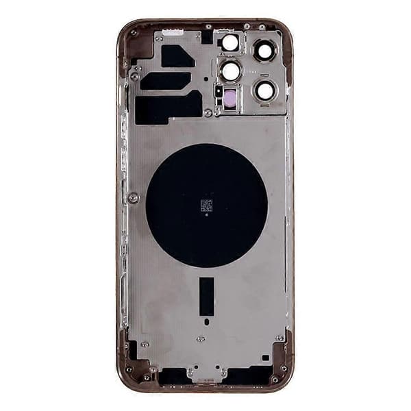 [LCS]Til iPhone 12 Pro Max Bagbatterihus Dæksel+Midterpladeramme+Sideknapper, EU-version Multicolor Gold