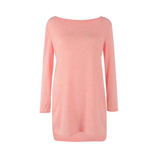 Plus Size Dame Oversized Baggy Genser Kjole Damer Glidelås Strikket Lang Genser 4XL