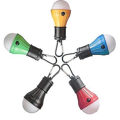 [LCS]2 stk LED-campinglyspærer med klipskrok black