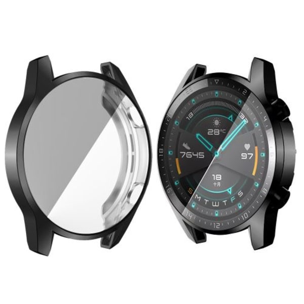 Stødsikkert belægnings TPU beskyttelsesetui kompatibelt med Huawei Watch GT 2