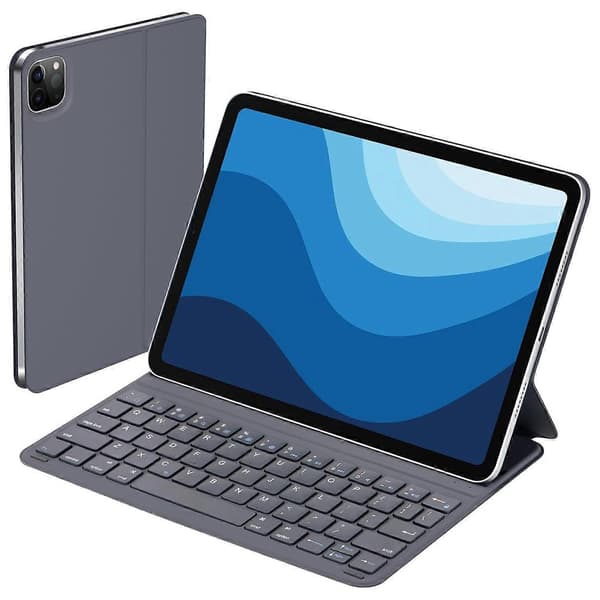 [LCS]1035 Bluetooth-kompatibelt tangentbordsfodral för iPad Air 11 (2025)/(2024)/Air (2022)/(2020)/Pro 1