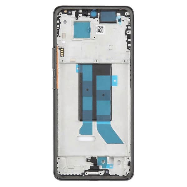 Kompatibel med Xiaomi Redmi Note 14 Pro 5G Mellemramme-bezelplade Black
