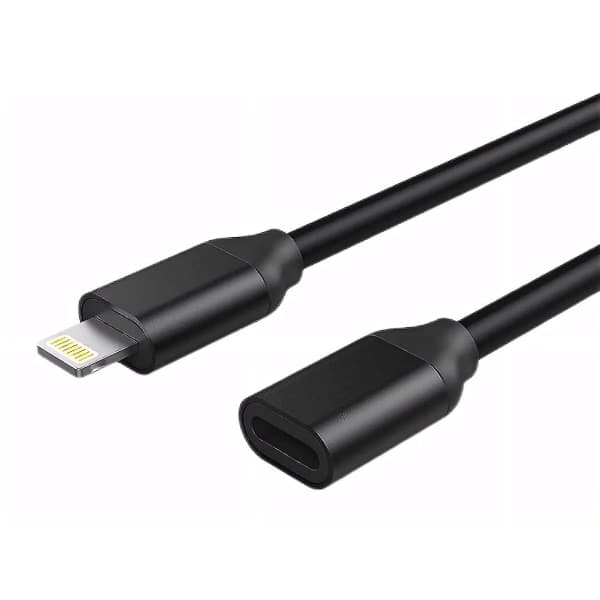 [LCS] Lightning-kabel forlænger 1,8 m til iPhone 13 iPad forlængerledning hun til han stik overfør lyd video musik dataoverførsel