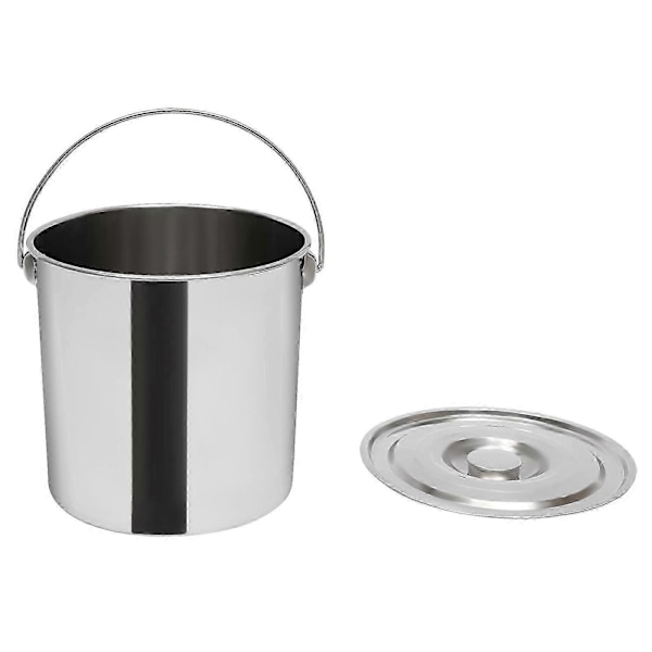 [LCS]20L Spand i rustfrit stål med låg og vandøse