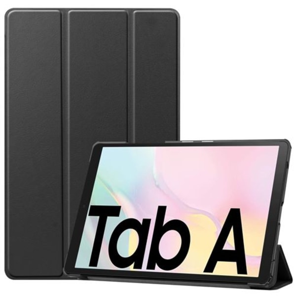Svart PU-fodral med trefaldigt stöd för din Samsung Galaxy Tab