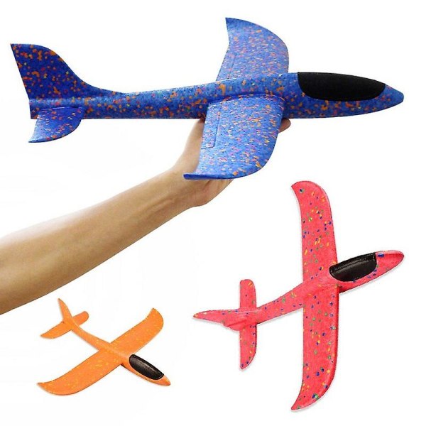 Epp skum kastar flygande flygplan pussel modell leksaker orange