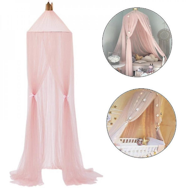 Myggnät för barn Hängande Lekhustält Babysäng Spjälsäng Baldakin Tyllgardiner För Sovrum Tält För Barn Light Blue