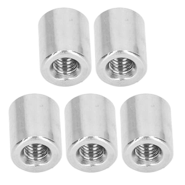 [LCS]50 st M4 invändig gängkoppling mutter robust rostfritt stål underhåll cylindrisk kopplingsmutter kit