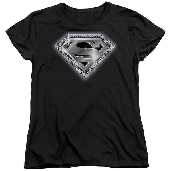 [LCS]Superman Bling Shield Dam T-shirtgyguyg284 S