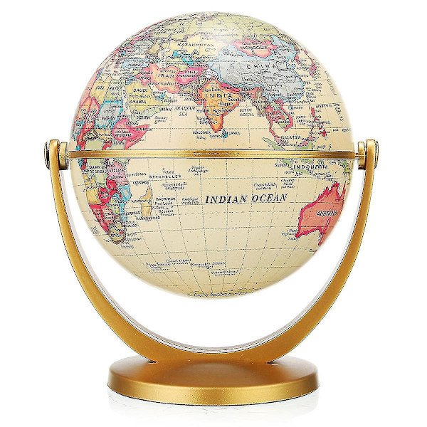 Verdensglobus Jord Oseankart Med Roterende Stativ Geografi Vitenskap Pedagogisk Utstyr