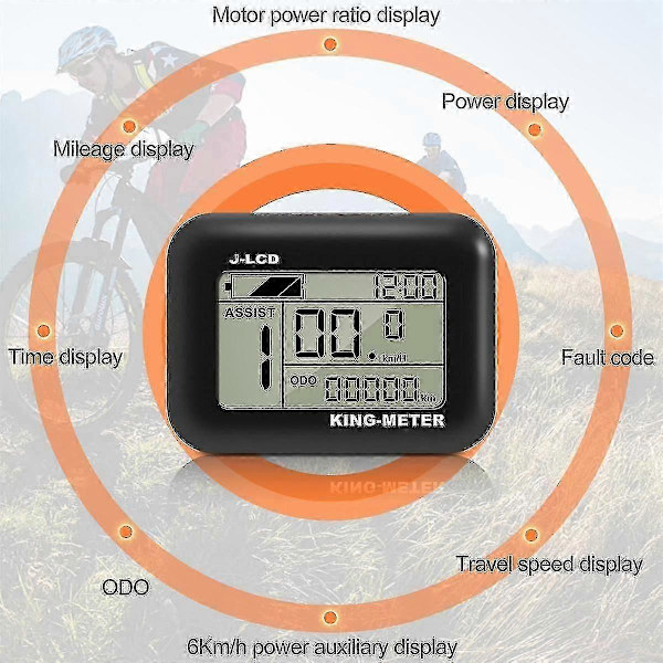 [LCS]King-Meter J-LCD E-Bike Instrument TFT Display Panel Kit