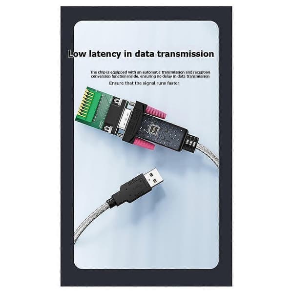 USB til RS232 Han DB9 Kabel Seriel COM Port Adapter Chip USB R232 Konverter Kabel til Win 11/10/ 8.1 8 7 Vista XP