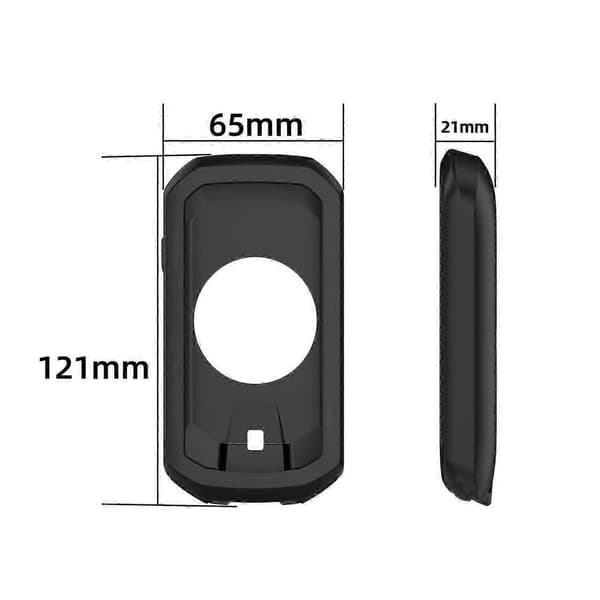 For Garmin Edge 1050 Silikon Beskyttelsesveske Sykkelcomputerdeksel - Midnattsblå Green