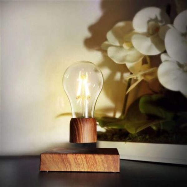 Trådløs Levitering Magnetisk Bordlampe LED Pære Unike Gaver,