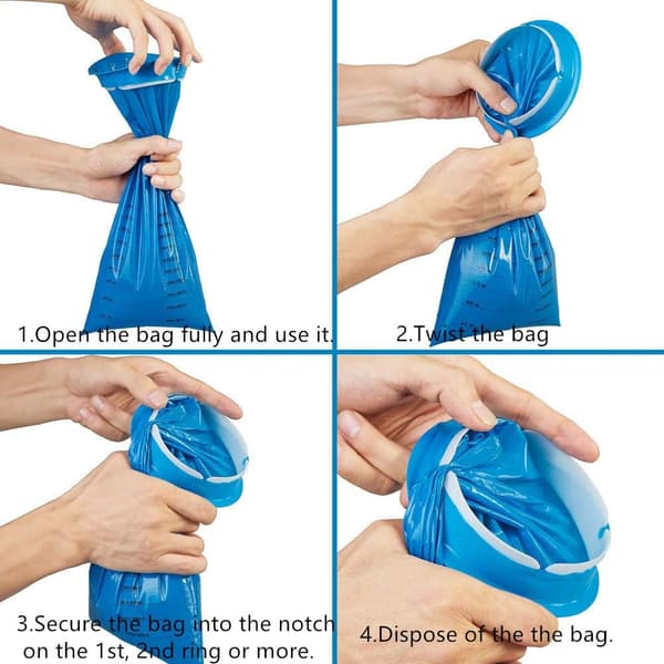 Engangs spypose for sykdom – 1500 ml