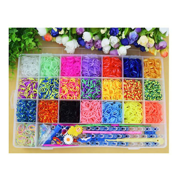 Gummistrikk Refill Kit - Assorterte Farger Vevstrikk