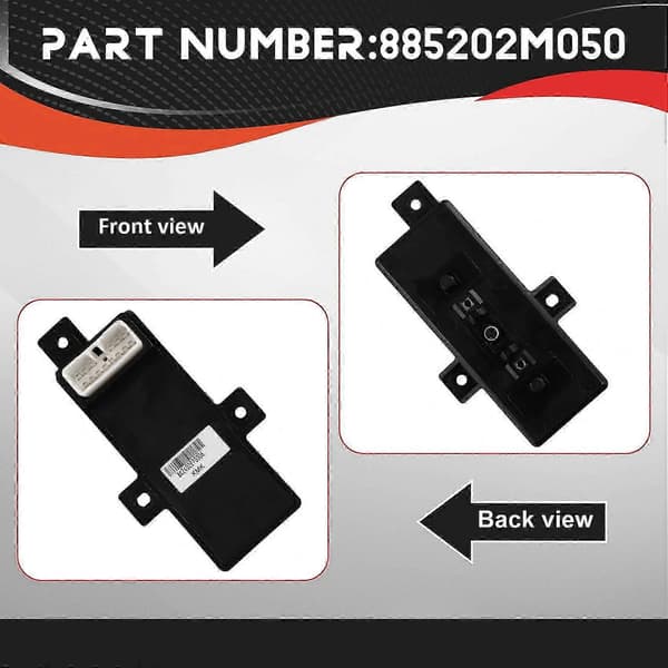 Strømsetejusteringsbryter for venstre side kompatibel med 2010-2016 Genesis Coupe 885202M050 erstatning Black