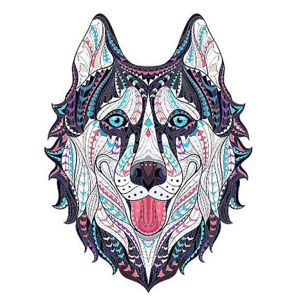 Husky-koira palapeli lapsille ja aikuisille (A3)