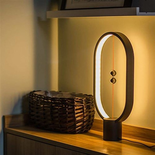 Heng Balance USB-driven LED-lampa med Ellips Magnetisk Brytare