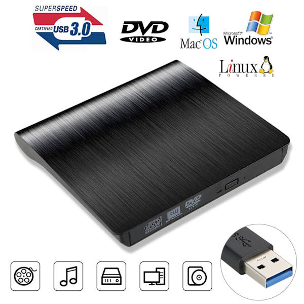 Extern DVD CD-enhet