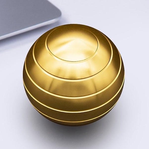 Sfärisk Metallboll Leksak Gold 40mm