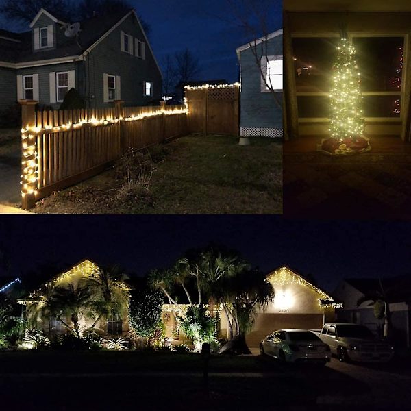 10 Meter LED Lykta Ljusslinga, Jul Bröllopsdekoration warm white