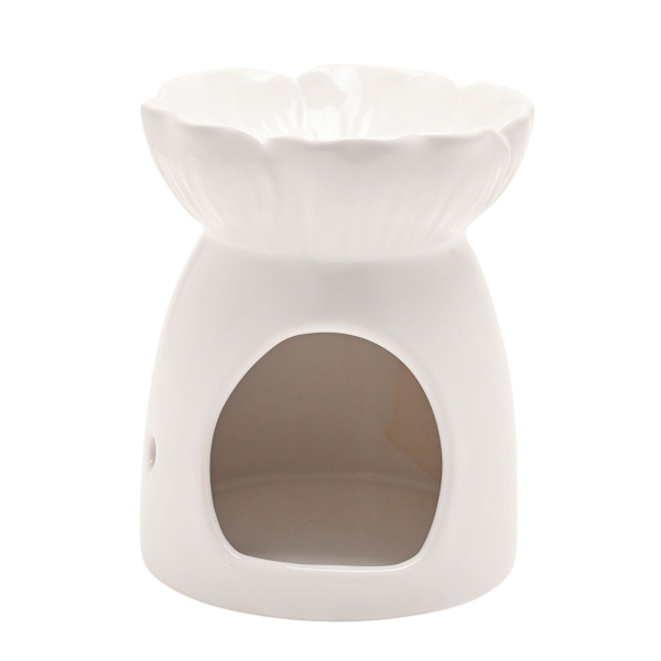 [LCS]Hestia Flowers Voksbrenner One Size Hvit Hvit White One Size