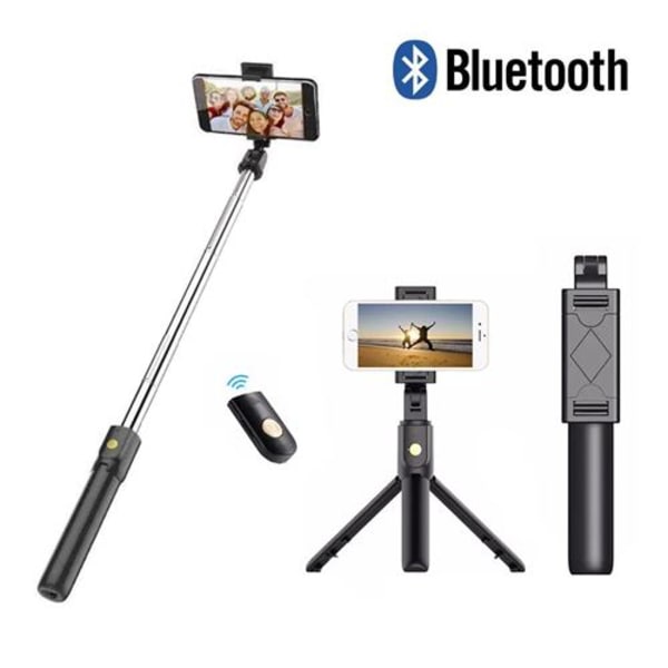 Selfie Stick, EDORRECO Utdragbart Stativ med Fjärrkontroll