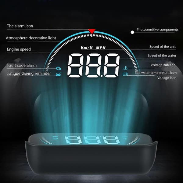 Intelligent Heads Up Display High Definition Eftermonteret Speedometer [CE/RoSH-certificeret]