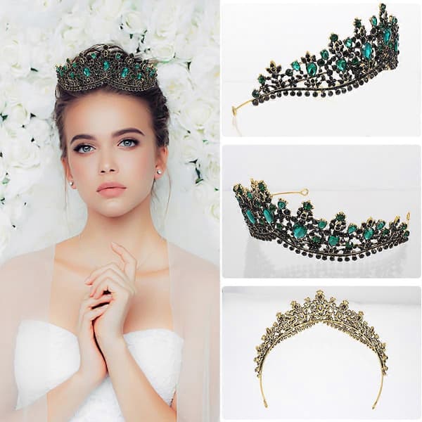 Födelsedagskrona Strass Tiara Krona för speciella tillfällen Bröllop