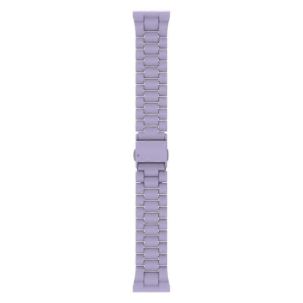 [LCS]Til Garmin Fenix 8 43mm/Descent MK3 43mm Urrem 20mm Plast 3-perle Håndledsrem Multicolor Light Purple