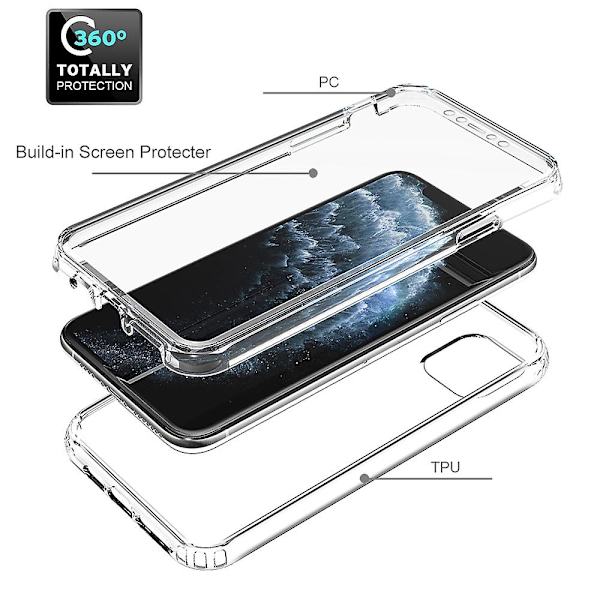 Skärmskydd Silikonfodral För Iphone 11 Pro Xs Max X Xr 8 Plus 7 6s 6 Se2 Stötsäkert Mobilskal För Iphone 12 Mini