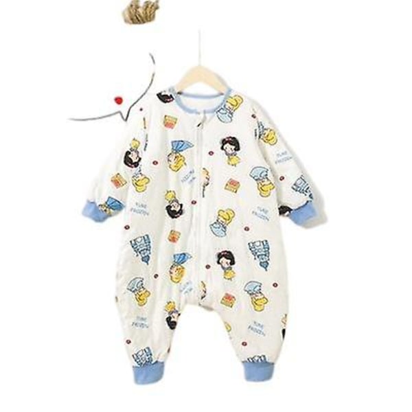 Børne Varm Sovepose Sparkesikker Heldragt Pyjamas Color 4 L