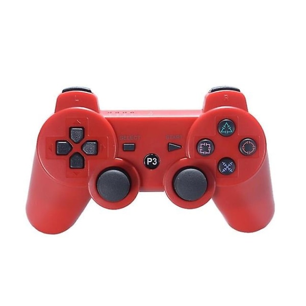 Eastvita trådlös Bluetooth spelplatta för Ps3 Controle spelkonsol Joystick-fjärrkontroll för Playstation 3-spelkontroller Red