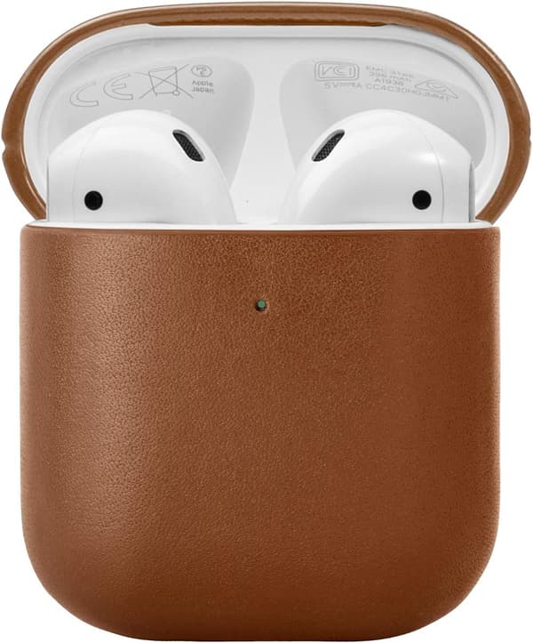 [LCS] Leather Case for AirPods - Full Coverage, Handmade Genuine Ita