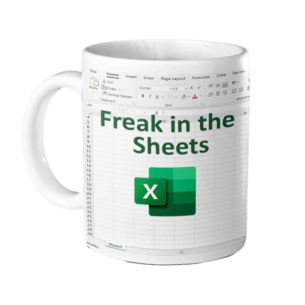 Freak In The Sheets Kaffemugg Chic-Stil Handhållen Keramisk Vattenkopp för Hem Kök Kontor (LGL) cup