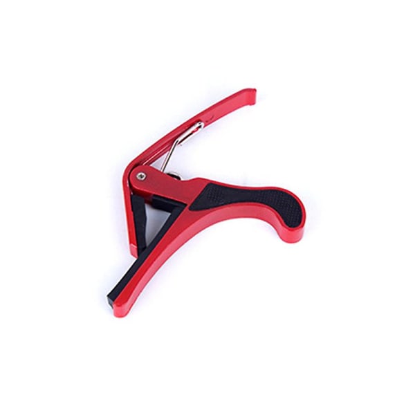Gitarrtillbehör Aluminiumlegering Gitarrstämmare Clamp Red