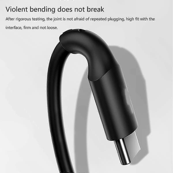 USB A til USB C opladerkabel, Type C ledning til telefon, holdbart strækbart erstatningskabel 1.5m red