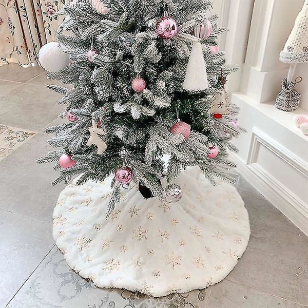 Julgransmatta Julgransfot Matta Under Julgransdekorationer För white 78cm