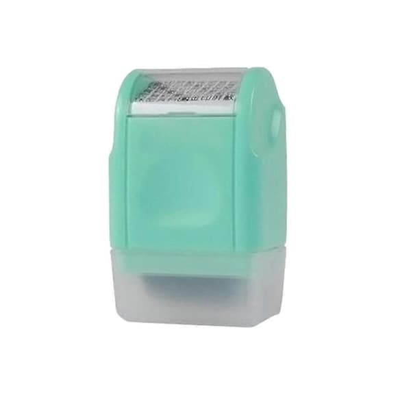 Messy Code Stamp Mini Roller Stamp för kontorsbruk Ljusgrön