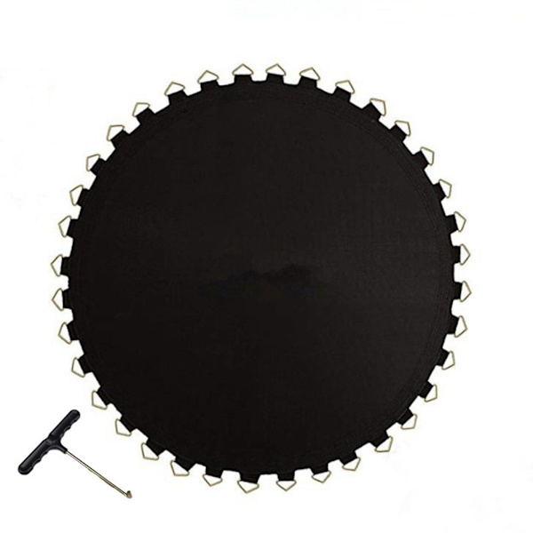 Trampoline Replacement Mat, Fits 6FT Frame with 42 V-Rings, Solid Strong Spring Compatibility, Heavy-Duty Stitch Reinforced Edge, UV Resistant