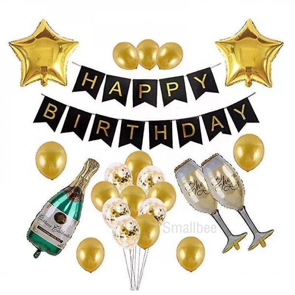 Grattis på födelsedagsfest ballong brev set part ballong dekoration och arrangemang leveranser