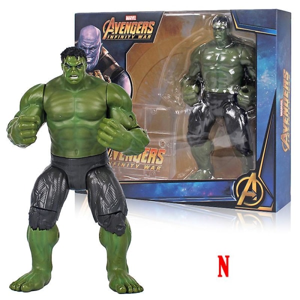 Marvel Super Hero Avengers Action Figur Leksaker Docka Med fäste För Kid Pojke Vuxen N