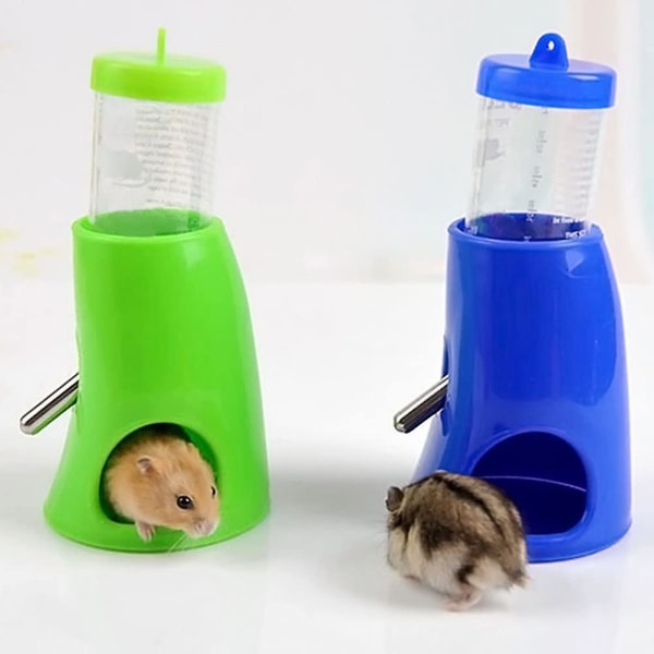 Hamster Hideout Drikkevandsautomat 2-i-1 Vandflaske, Pba Fri Rød