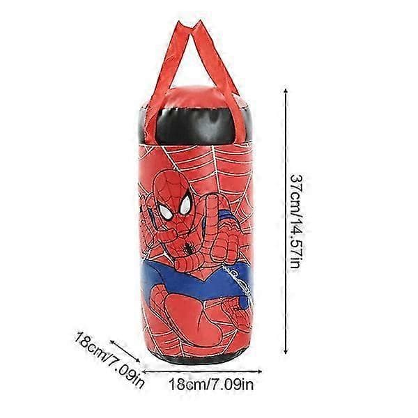 Spider-Man boksesekk for barn, boksesekk-leke med boksehansker og justerbart stativ, bursdagsgave til gutter 4-9 år