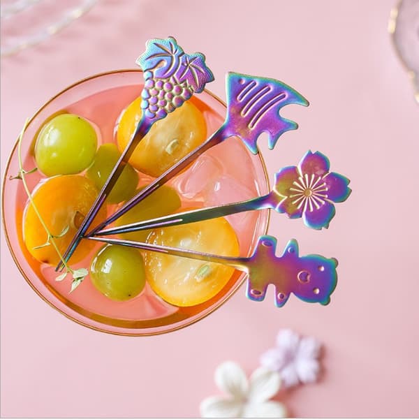 stykker cocktailpinde i rustfrit stål, Martinipinde, grillpinde, snacks til Martini, dessertpinde til middagsselskab, banket, symfoni