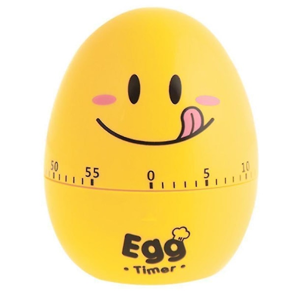 1 st Tecknad Söt Äggtimer Plastmaskin Timer