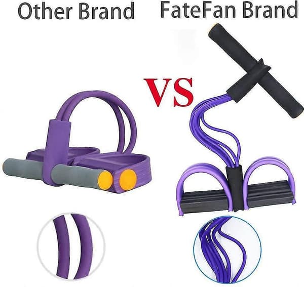 [LCS] Multifunktionellt spännrep, 6-rörs elastiskt yogapedaldragband, spännrep i naturlatex